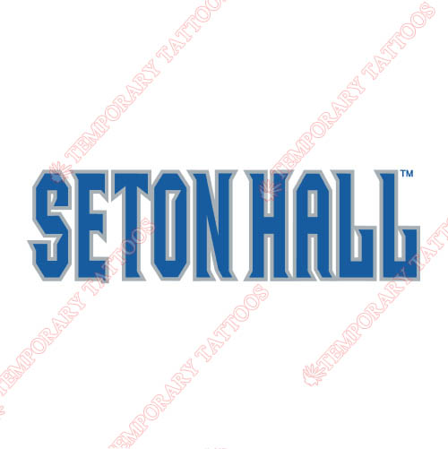 Seton Hall Pirates Customize Temporary Tattoos Stickers NO.6163
